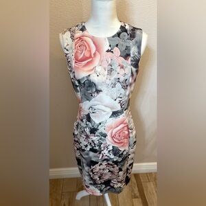 Calvin Klein Floral Print Women's Midi Dress